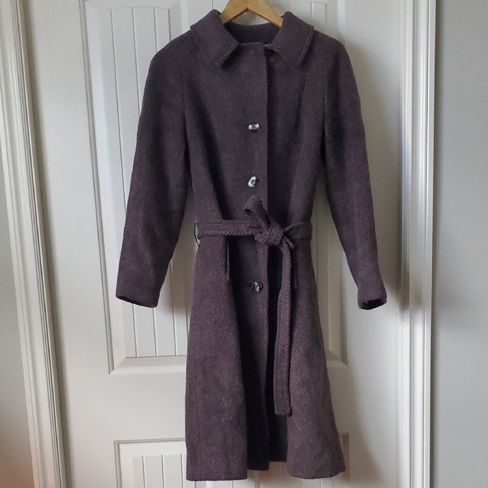 Vintage Wool Trench Coat